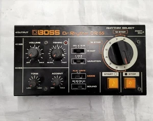 Boss Dr-55 Dr. Rhythm Vintage Analog Drum Machine Roland getestet gebraucht aus Japan - Bild 1 von 11