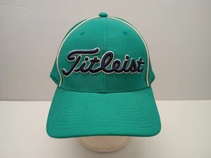 Titleist Men's Fitted Golf Hat Cap Lightweight Summer Solid GreenLogo Size L/XL - Picture 1 of 6