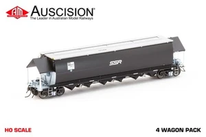 Auscision (NGH-45) BGVF Grain Hopper, SSR Logos and Grain Lids - 4 Car Pack - Picture 1 of 1