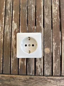 Aufputz Steckdose 1-fach Innen Weiß - Bild 1 von 1