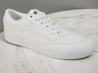 Новый без коробки Vans женщин Brooklyn LS низкий верхний холст кроссовок белый/белый - 9,5 - Изображение 1 из 4