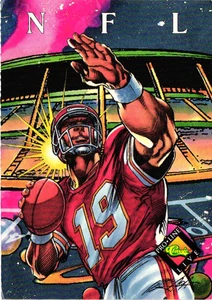 1994 Classic Pro Line Live Illustration - #403 Joe Montana - Chiefs 1 of 5 - Picture 1 of 2