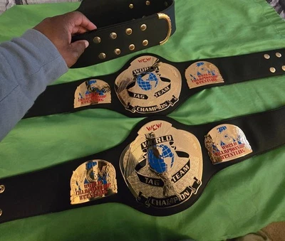 WCW Campeonato Mundial de Televisión réplica cinturón título 4mm título TV Foto 1 de 4