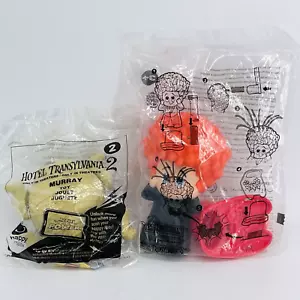 MCDONALDS HOTEL TRANSYLVANIA 2 & 3 MOVIE TOYS MURRAY MUMMY & DENNIS-SEALED - Picture 1 of 6