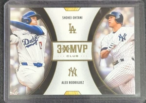 2025 Topps Welcome to the Club "3X MVP" #D3 Shohei Ohtani, Alex Rodriguez HOF - Picture 1 of 2