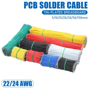 22AWG 24AWG Breadboard Jumper Wire Dual-Head Tin Plating Welde Electronic Cable - Picture 1 of 61
