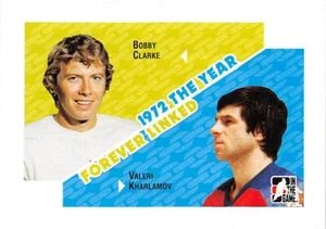 2009-10 ITG 1972 The YR In HKY Forever Linked #FL03 Bob Clarke/Valeri Kharlamov - Imagen 1 de 2