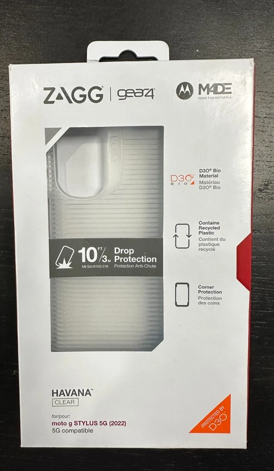 ZAGG Gear4 Havana Series Case for Moto G Stylus 5G (2022) - Clear - Image 1 of 2