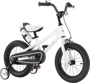RoyalBaby Terra EZ Kids Bike - Balance to Pedal Convertible Bicycle 4-7 - White - Picture 1 of 6