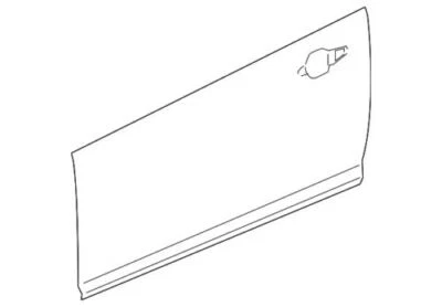 Panel exterior puerta lateral derecha genuino GM 2005-2010 Chevrolet Pontiac 25830156 Foto 1 de 2