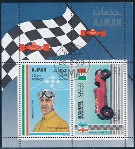 Ajman - Sports Car Racing - Tazio Nuvolari - Used Sheet (1969) - Picture 1 of 1