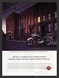 Harley-Davidson Motorcyle City Nighttime 2000s Print Advertisement Ad 2005 - Picture 1 of 1