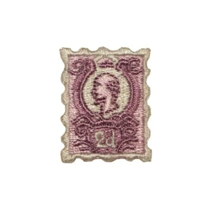 ID 1397B Clásico Estampilla Parche Colección Franqueo Bordado Hierro Sobre Apliques Foto 1 de 3