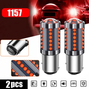 2x Car 1157 BAY15D 36 COB LED Red Tail Lamp Signal Brake Light Car Parking Bulb - Picture 1 of 12