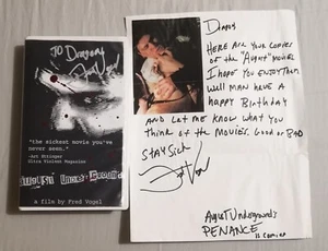 August Underground VHS Rare Banned Horror Movie With Letter From Director - Picture 1 of 12