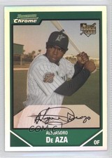 2007 Bowman Draft Chrome Refractor Alejandro De Aza #BDP7 Rookie RC
