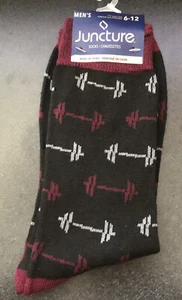Men's Fashion Novelty Casual Dress Weights Socks Size 6-12 - Picture 1 of 3