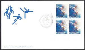 🍁Canada #B12 LLpb "Soccer Team Sports" Brand New 1976 First Day Cover - Picture 1 of 2