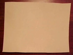 NATURAL CALF TOOLING LEATHER for Model Horse Tack - 6 x 8 Inch Rectangular Piece - Picture 1 of 1