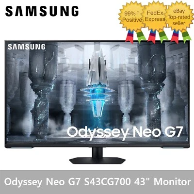 SAMSUNG Odyssey Neo G7 S43CG700 43" Quantum Mini LED 4K UHD 144Hz Gaming Monitor - Image 1 of 4
