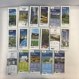 Lot Of 17 AAA Middle America Maps OldPaperMaps - Picture 1 of 10