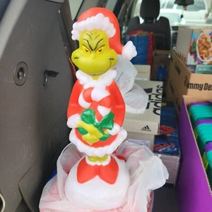 The Grinch 14” Christmas Gemmy Light Up Blow Mold  - Picture 1 of 1