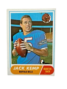 Tarjeta de fútbol americano vintage 1968 Topps Jack Kemp Buffalo Bills NHL #149 conjunto descanso excelente - Imagen 1 de 10