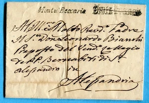 1847 MONTU' BECCARIA corsivo nero ( Vollmeier n. 1 ) nitido - RARO (879227) - Imagen 1 de 2