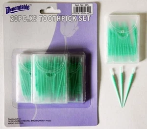 180 Tooth Flossing Picks / Flossers for Purse Pocketbook or Briefcase, Travel - Imagen 1 de 1