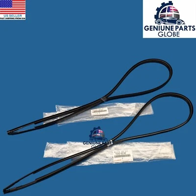 GENUINE TOYOTA 07-12 YARIS SEDAN LEFT & RIGHT ROOF DRIP SIDE FINISH MOLDING SET - Image 1 of 3