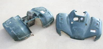 2009 09 Honda Recon TRX 250 TRX250 GREEN FRONT & REAR FENDER SET FENDERS - Image 1 of 4