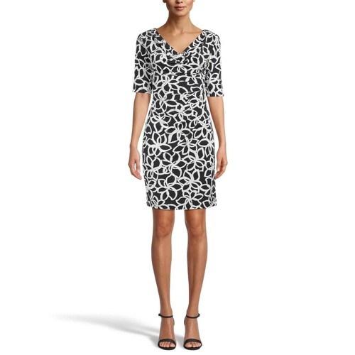 VALENTINO ABITO IN GUAINA STAMPATO GRIGIO ANNE KLEIN VALENTINA TAGLIA 12 giorno sera primavera estate