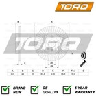 Brake Disc Rear Torq Fits Vauxhall Insignia 2008-2017 + Other Models #2