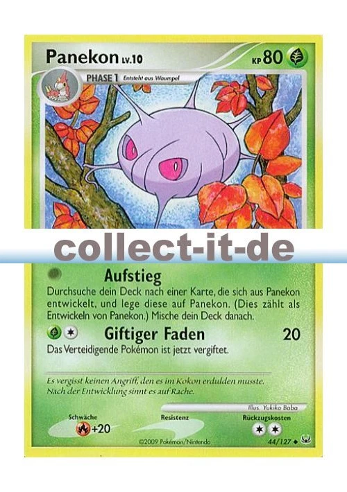 Pokemon Platin 44/127 - Panekon Deutsch - Bild 1 von 1