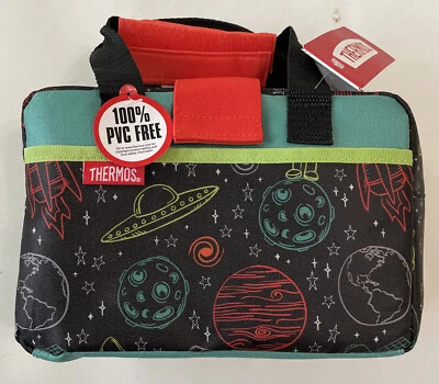 Termo, Fiambrera Aislante, Con Correa Para Botella De Agua En La Parte Superior, 8.5" x 6" x 5" Foto 1 de 4