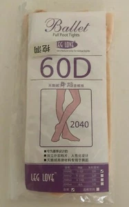 Leg Love Girls Ballet Full Foot Tights,Beige,3-5 years - Picture 1 of 3
