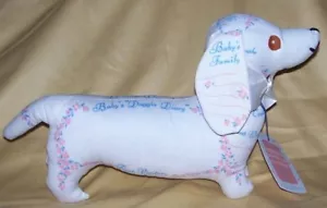Vintage Bantam Baby Hündchen Tagebuch Welpe Hund Geburtsaufzeichnung Plüschtier 50er Andenken - Bild 1 von 5