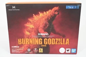 S.H.MonsterArts GODZILLA 2 BURNING GODZILLA 2019 MONSTERVERSE Figure Bandai - Picture 1 of 12