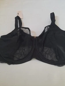 M&S Bra Rosie Minimizer Silhouette Under Wired 38f Black - Picture 1 of 7