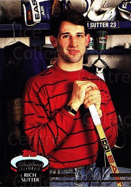 1992-93 Stadium Club #389 Rich Sutter - Image 1 of 1
