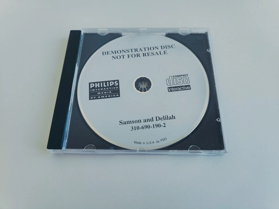RARE Samson and Delilah Philips CDI Philips CDI Cd-i Gaming Original - Image 1 of 1