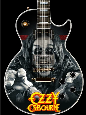 Ozzy Osbourne - Miniatur E-Gitarre "Ozzy Osbourne" Handarbeit - 25 cm - Deko - Bild 1 von 3