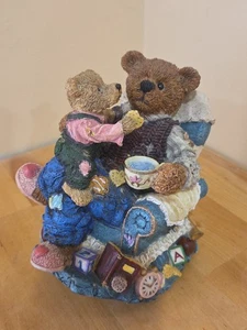 Boyds Bears Schaukelstuhl Opa Figur mit Musik - Bild 1 von 4