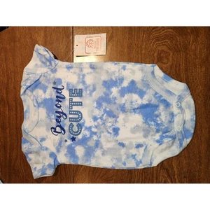 NEW 3 to 6 Months Beyond Cute Short Sleeved One Piece Blue by Swiggles UNISEX - Picture 1 of 4