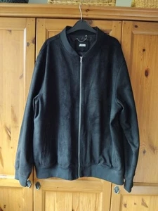 Jacamo Black Faux Suede Bomber Jacket.Great Cond.Size XL. - Picture 1 of 4