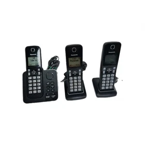 Panasonic KX-TGC360 téléphone sans fil répondeur numérique et 2 combinés et base - Photo 1/10