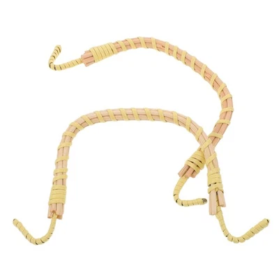  Mango de tetera 2 piezas: reemplazo de mango de bambú hecho a mano para cerámica y cerámica Foto 1 de 4