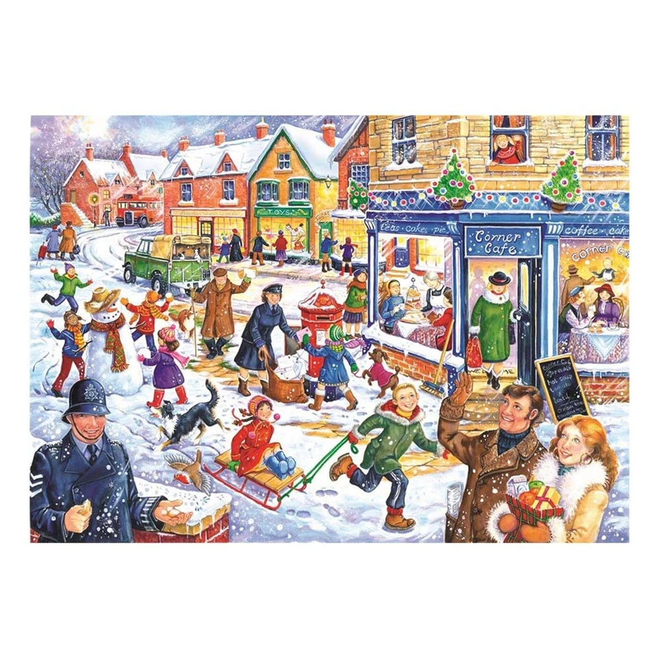 Out in the snow. 250 large piece House of Puzzles jigsaw. New & sealed. - Image 1 of 1