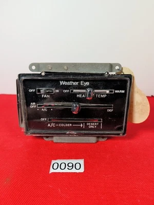 Unidad de montaje de control de calentador de aire acondicionado AMC Weather Eye 1971-74AMX Javelin (K23) usada OEM Foto 1 de 4