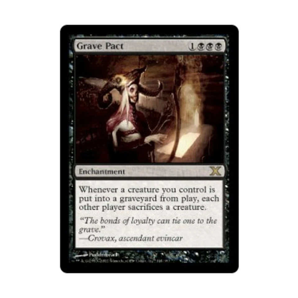 WOTC MtG 10th Ed Grave Pact (R) (Foil) Fair - Image 1 of 1